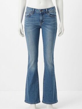 Lucky Brand Lolita Bootcut Jeans Medium Wash Whiskered Size 2